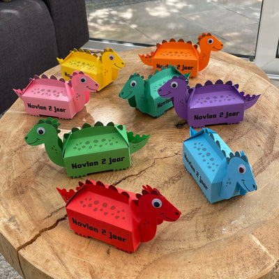 Dino traktaties uitdelen visite traktatie van Uitdelen.nu