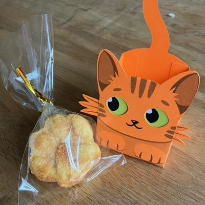 Kat trakteren cakeje traktatie van Uitdelen.nu