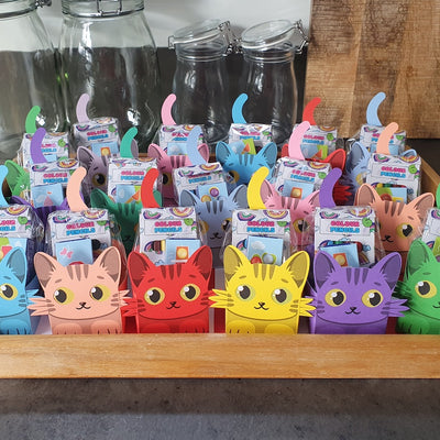 Katten kleuren traktatie van Uitdelen.nu